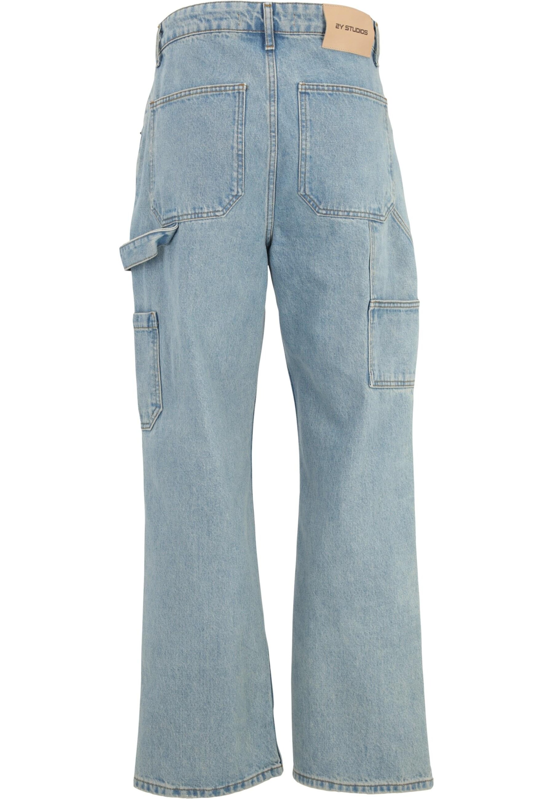 2Y Premium Loosefit Jeans 'Eladan' in Blauw