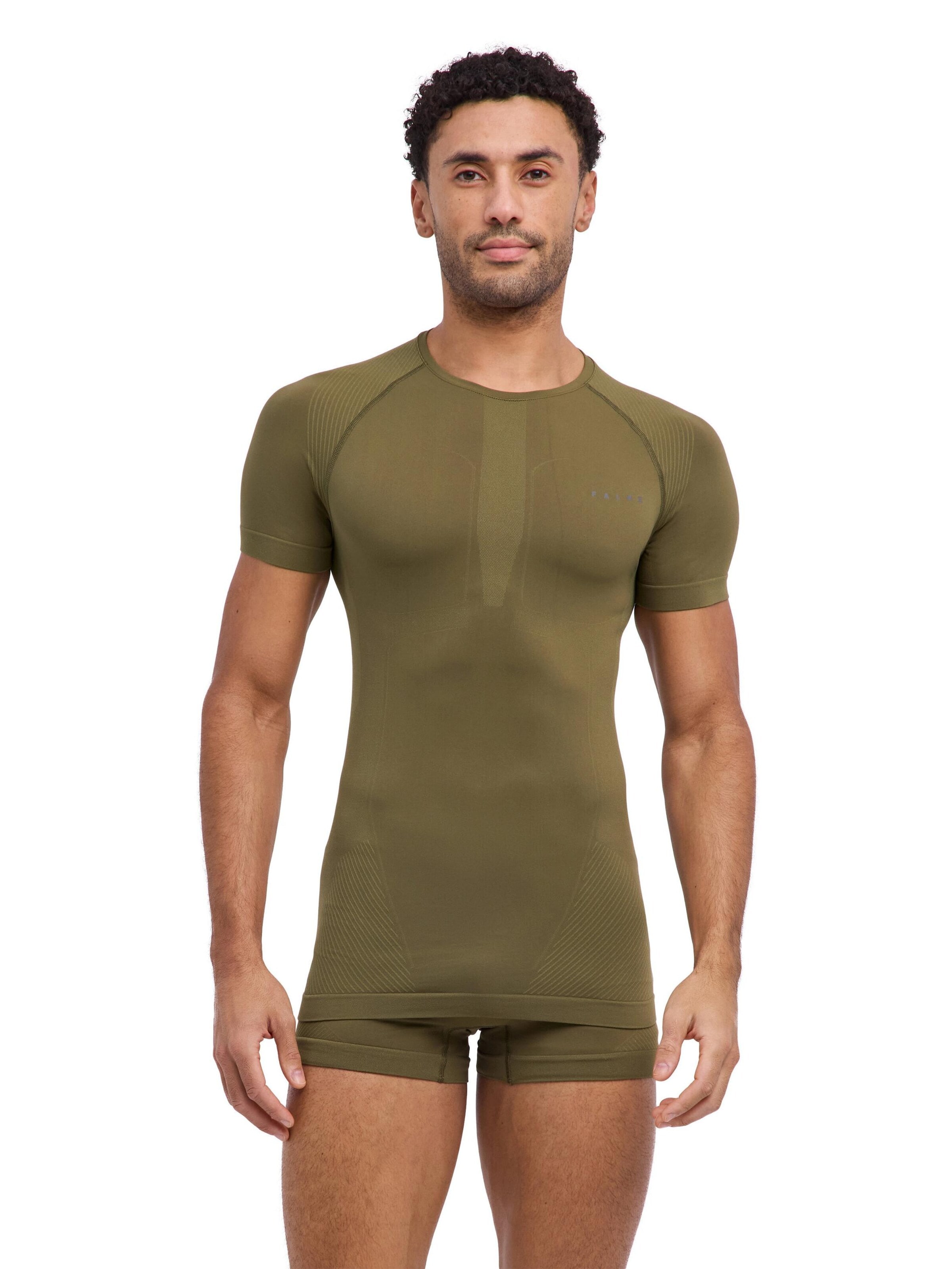 FALKE Base Layer‌‌ in Grün: Vorderseite