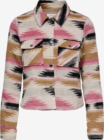 ONLY Between-Season Jacket 'LOU' in Pink: front