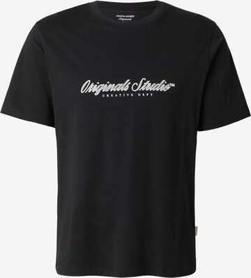 JACK & JONES Koszulka 'JORMONTAUK' w kolorze czarny: przód