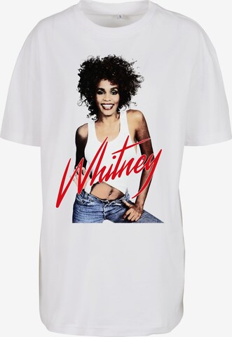 Maglietta 'Whitney' di Merchcode in bianco: frontale