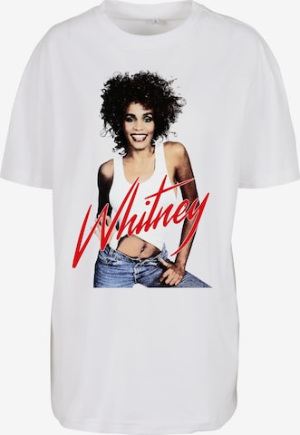 Merchcode Shirt 'Whitney' in Wit: voorkant