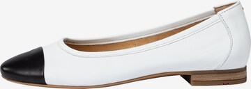 LLOYD Ballet Flats in White: front