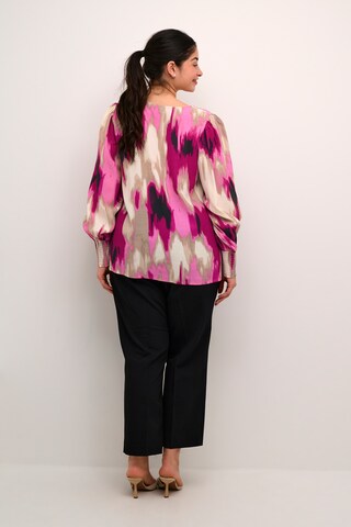 KAFFE CURVE Bluse 'Alona' in Pink