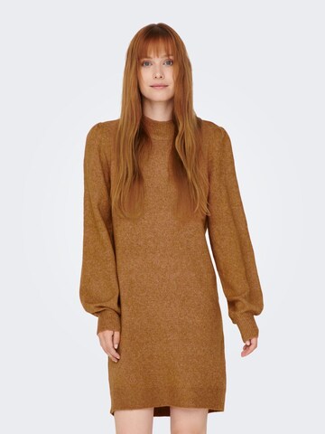 JDY Knitted dress in Beige: front