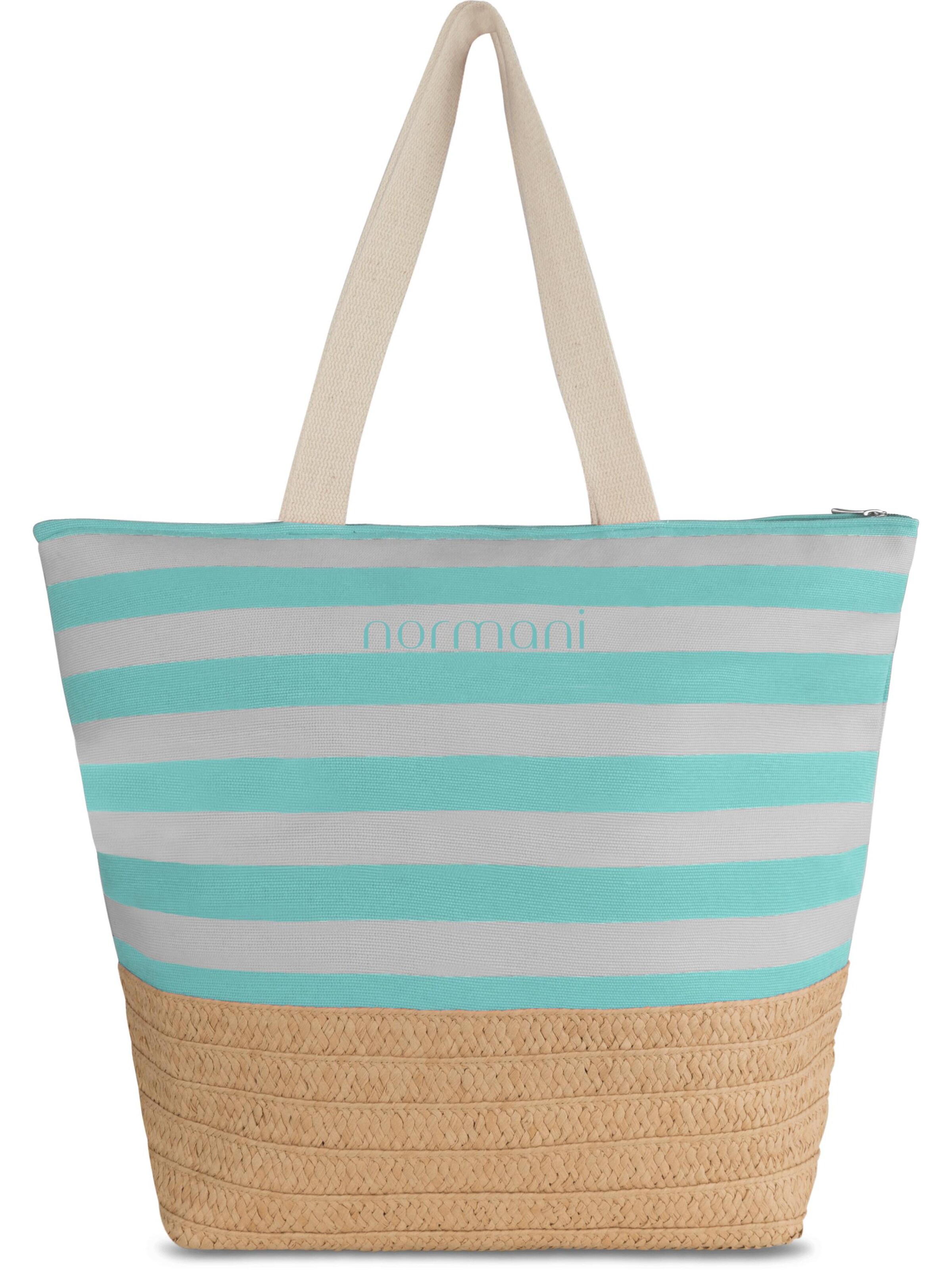 Sac de plage 'Mackay' normani en vert : devant