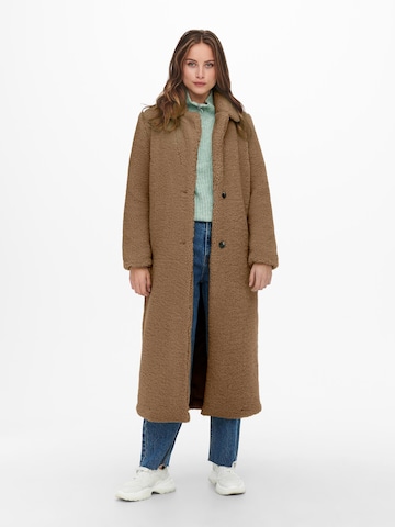 Manteau mi-saison 'Britt' ONLY en marron : devant