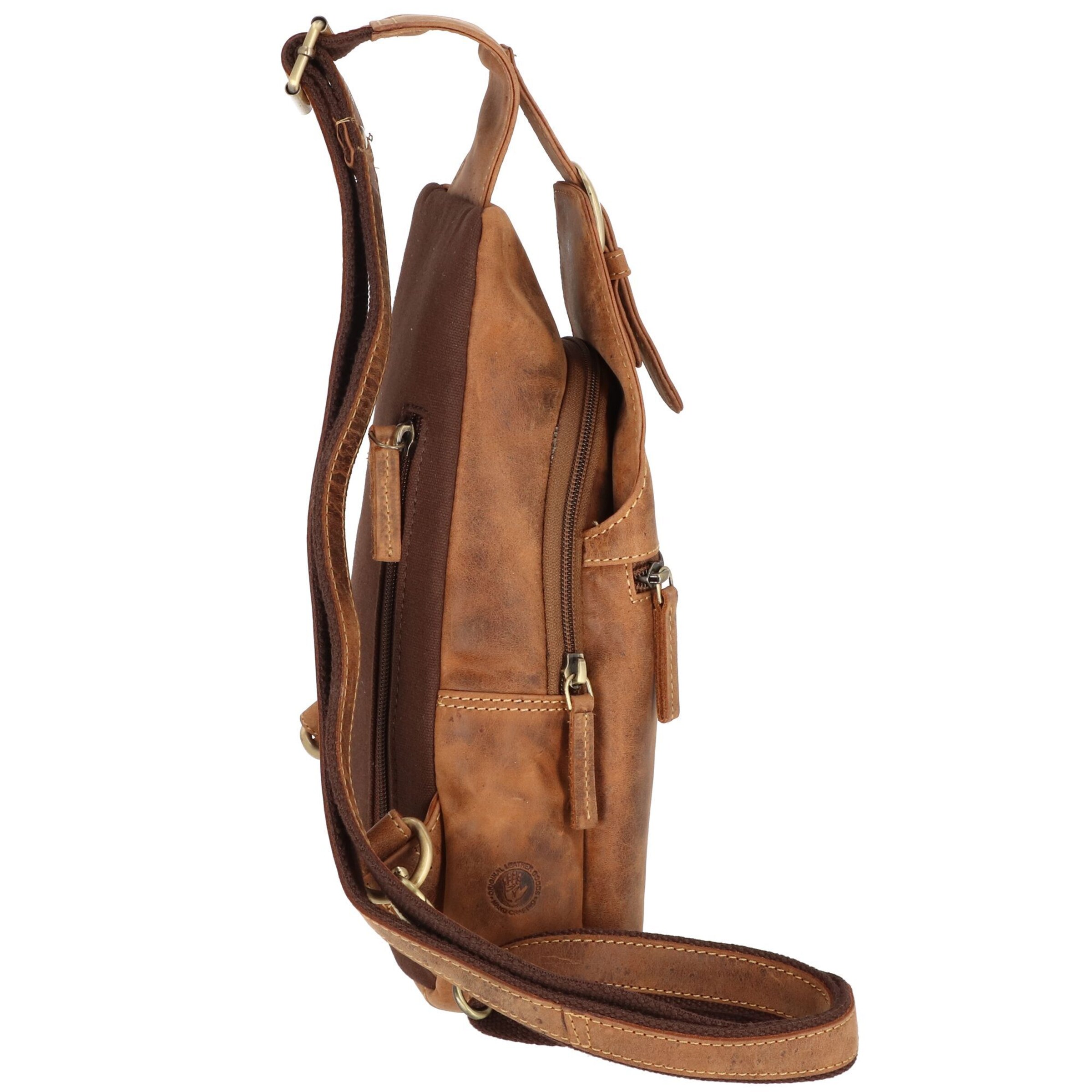 GREENBURRY Schoudertas in Bruin