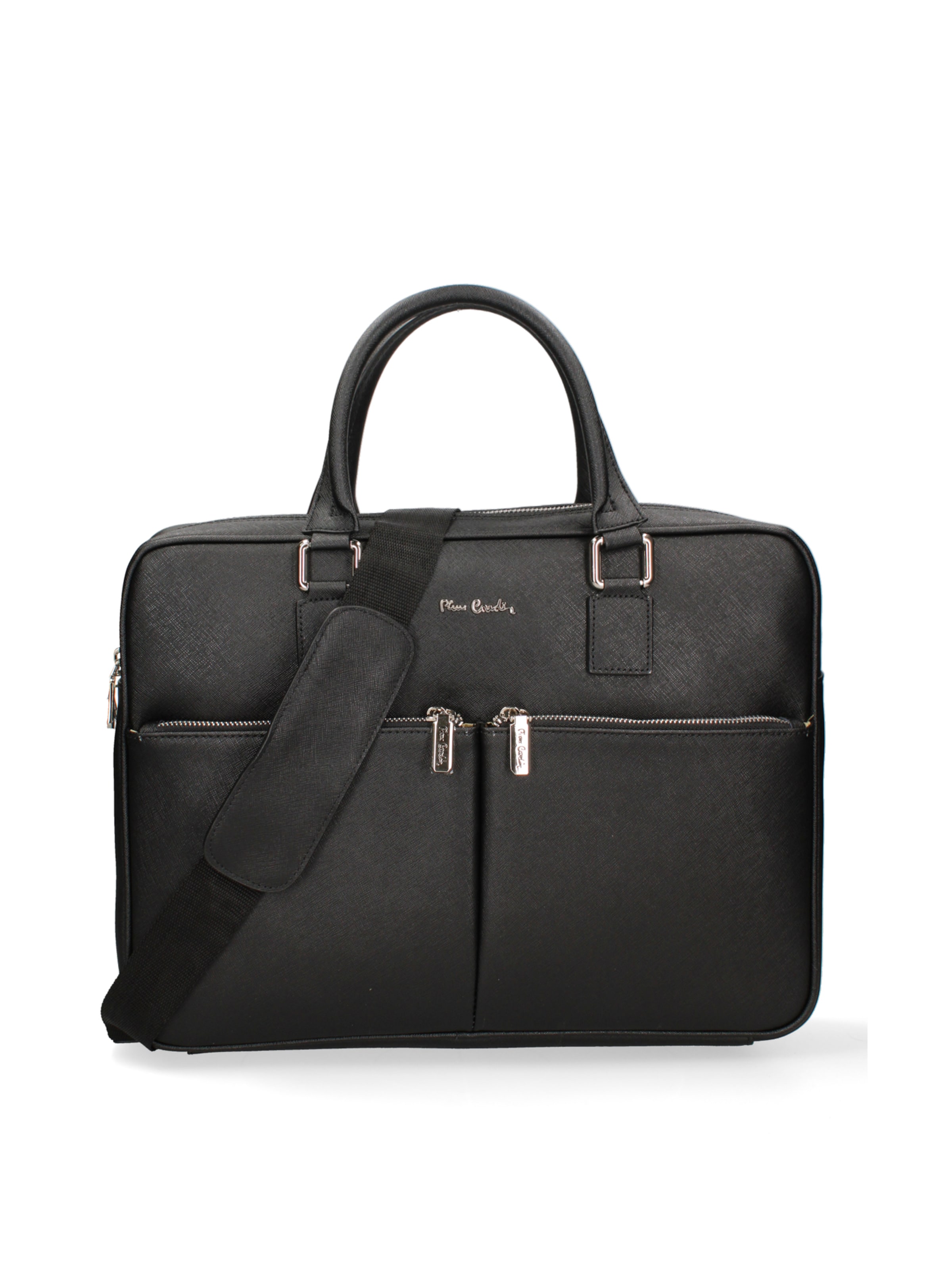 Borsa portadocumenti di PIERRE CARDIN in nero: frontale