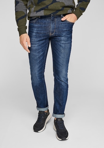 s.Oliver Slimfit Jeans in Blauw: voorkant