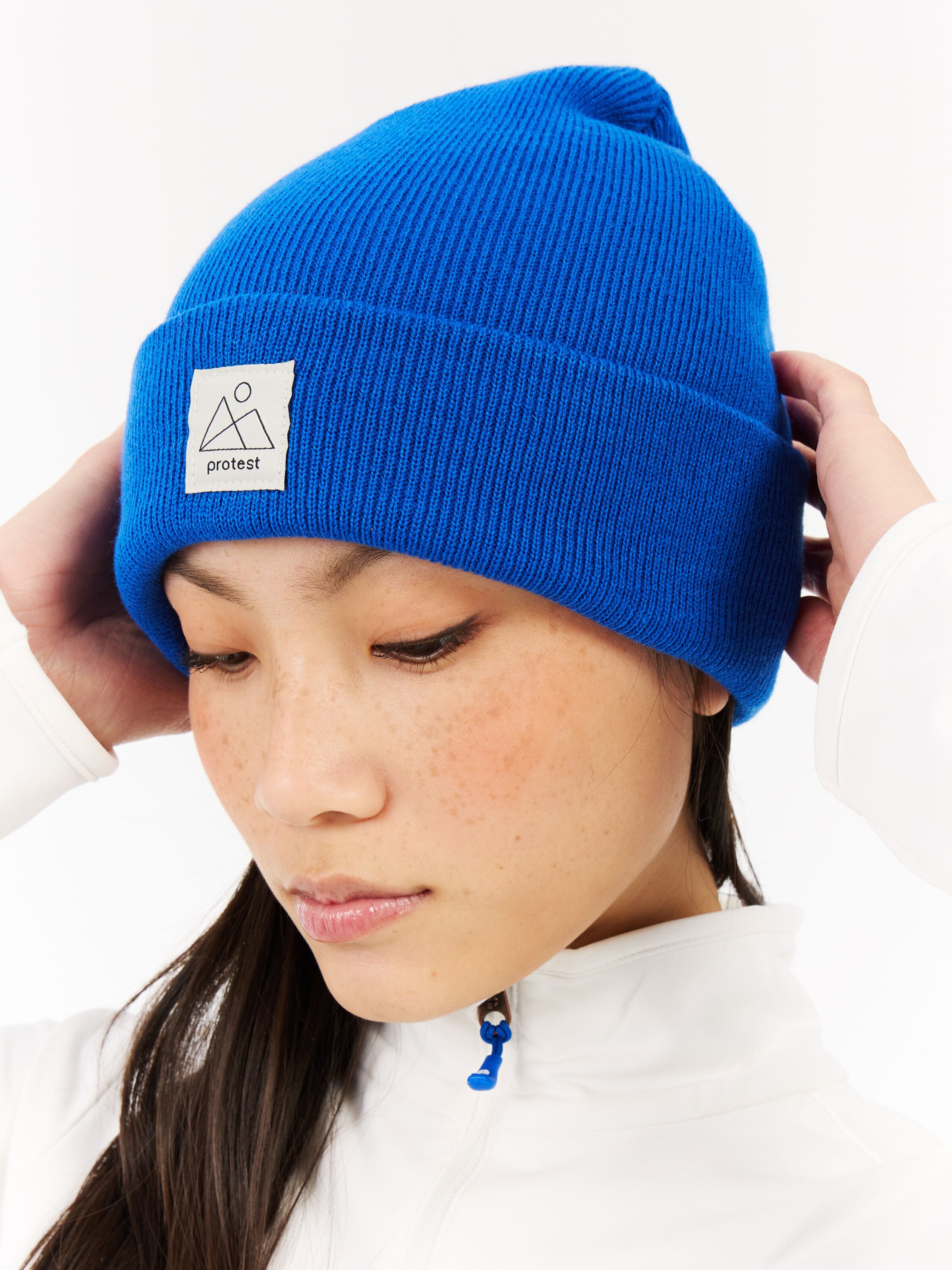 PROTEST Beanie 'PRTPri' in Blue: front