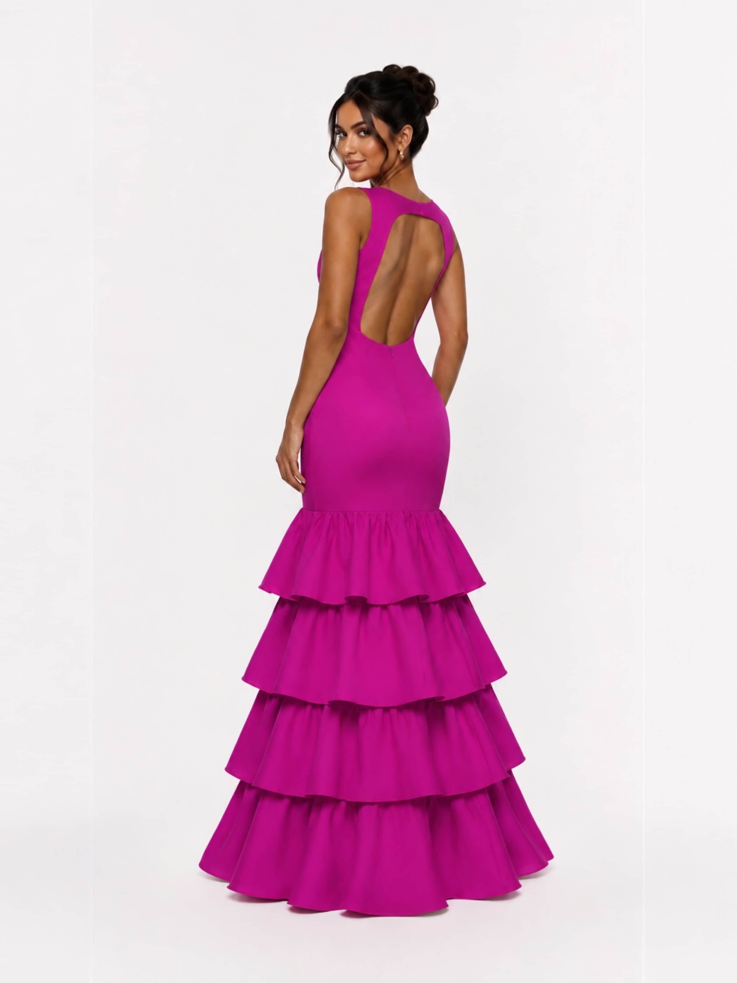 Abito da cocktail 'LOUISE Dark pink' di Elena Athanasiadou in rosa