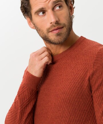 BRAX Regular fit Sweater 'Rick' in Red