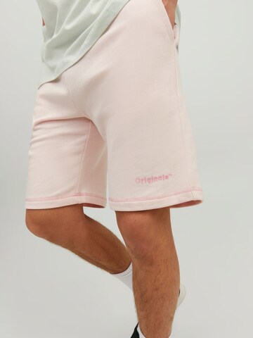 JACK & JONES Loosefit Bukser i pink