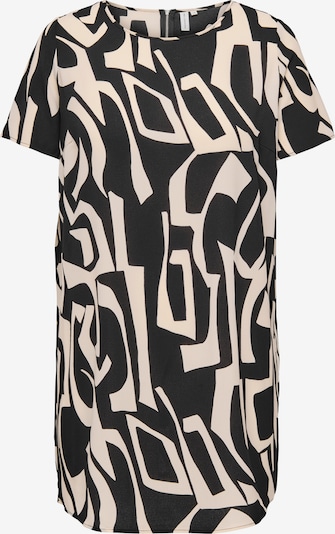 ONLY Carmakoma Mekko 'Carlux' värissä kerma / musta, Tuotenäkymä
