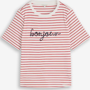 TOM TAILOR Paita värissä punainen: etupuoli