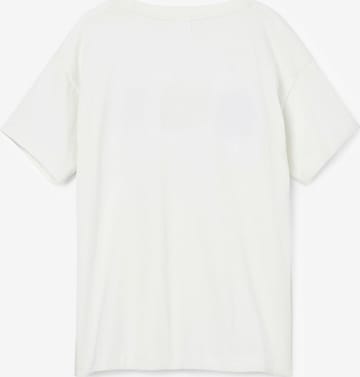 balta Desigual Marškinėliai