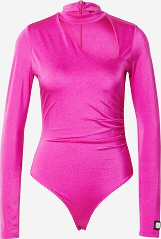 Shirtbody 'Nionia' HUGO en rose : devant