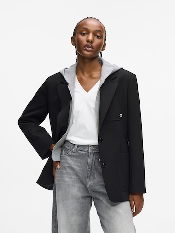 Karl Lagerfeld Блейзер 'IKON TRANSFORMER' в Черный: спереди