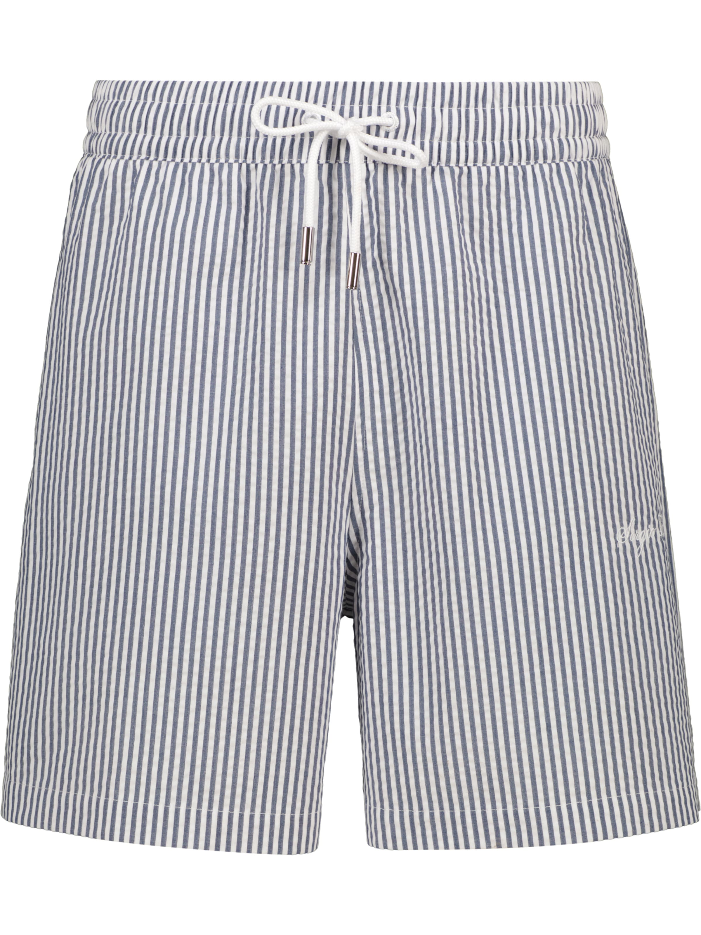 Sergio Tacchini Pantalon 'Gallipolli' en bleu-gris / blanc, Vue avec produit