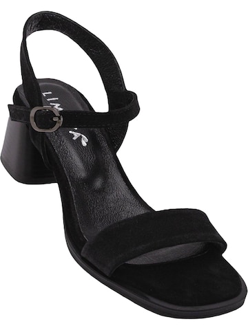 Limoya Sandale 'Lucia' in Schwarz: Vorderseite