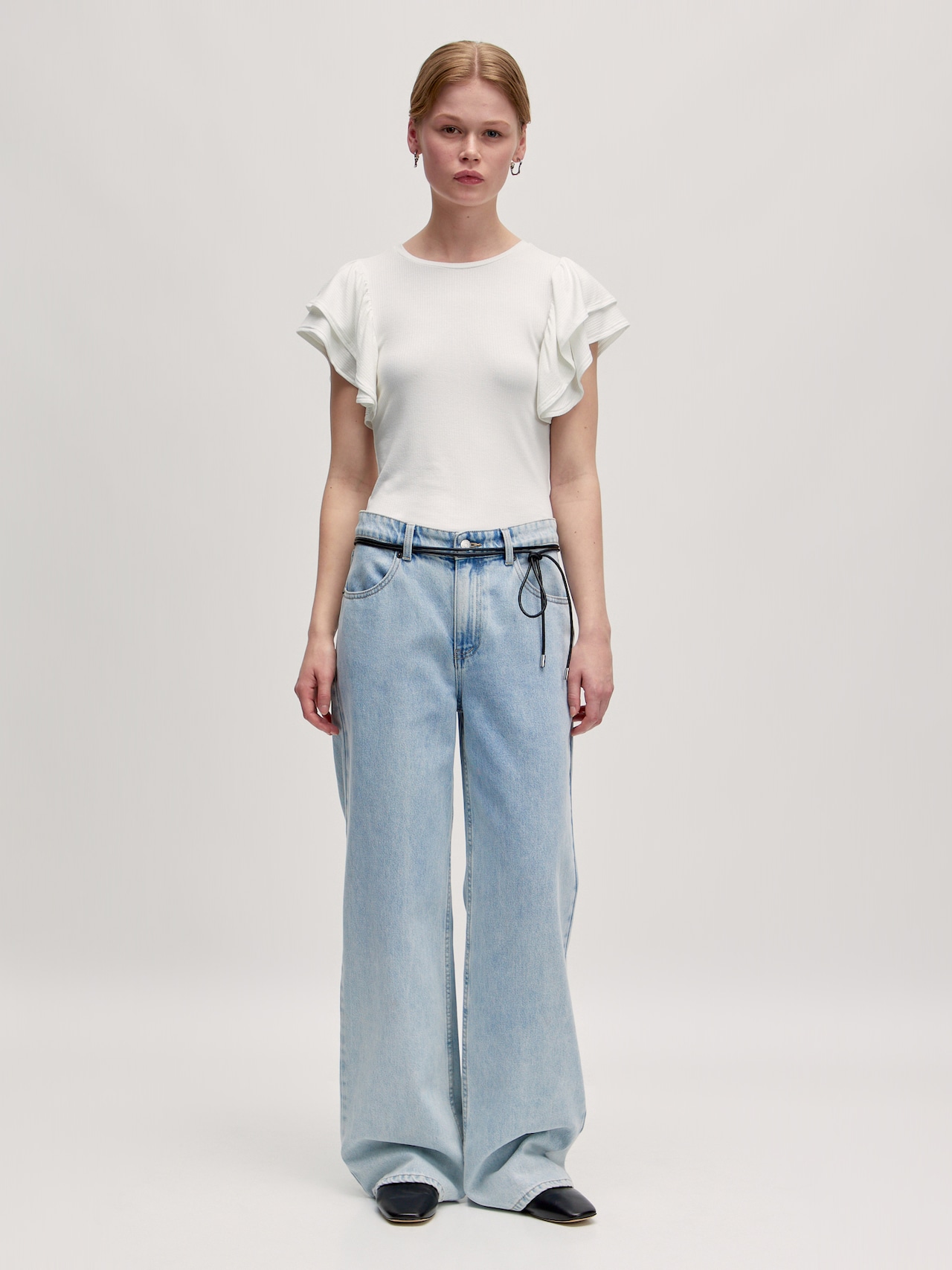 EDITED T-shirt 'Katrina' blanc