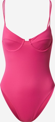 EDITED T-shirt Plavky 'Ulfa' – pink: přední strana