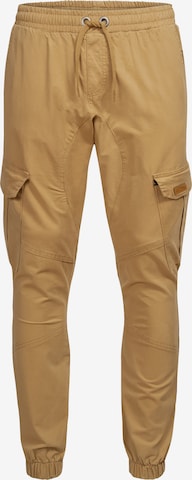 Regular Pantalon cargo 'ASComfi' Alessandro Salvarini en beige : devant