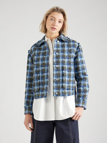 BOSS Between-Season Jacket 'Jomoki' in Blue: front