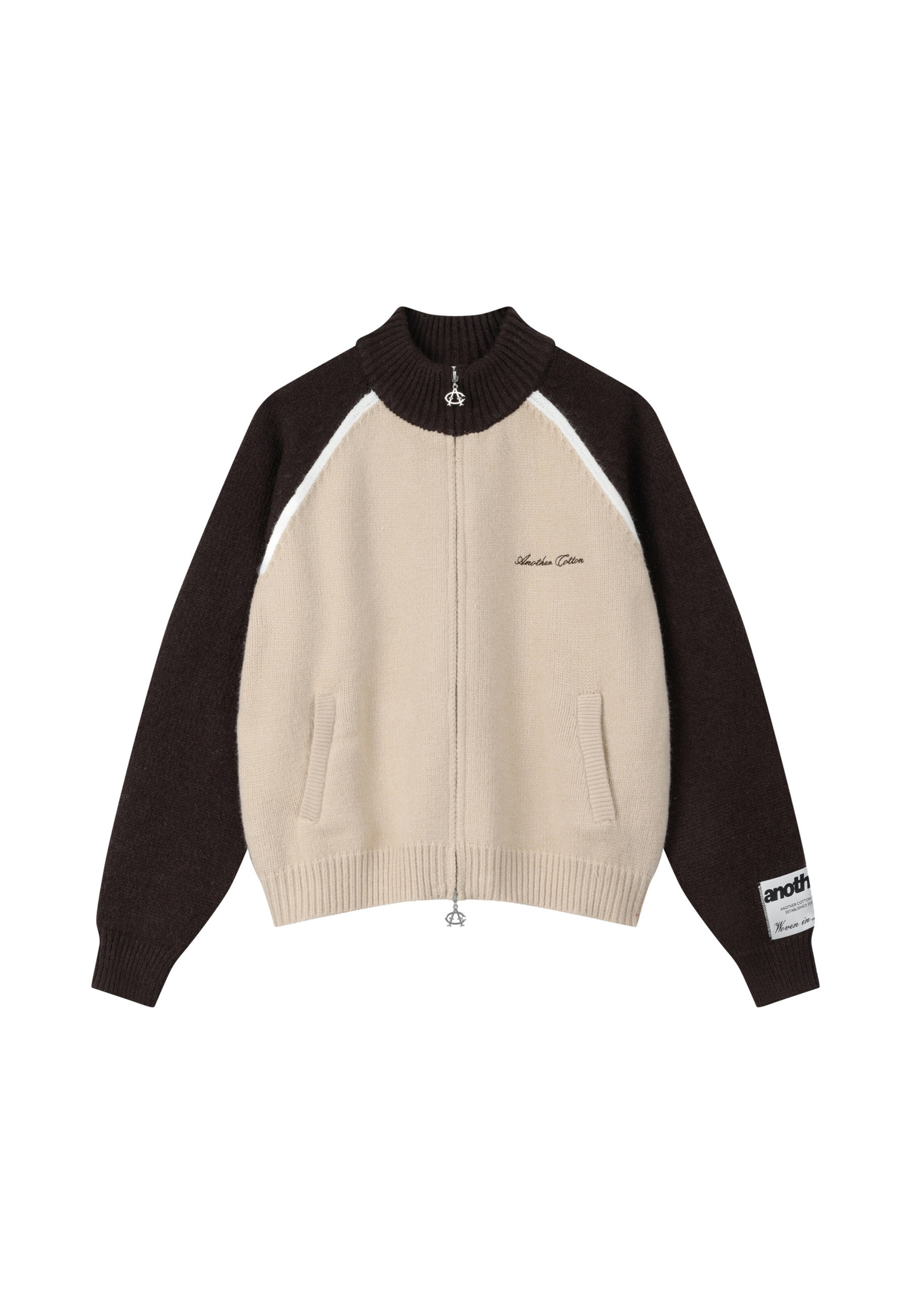 Giacchetta di Another Cotton Lab in beige: frontale