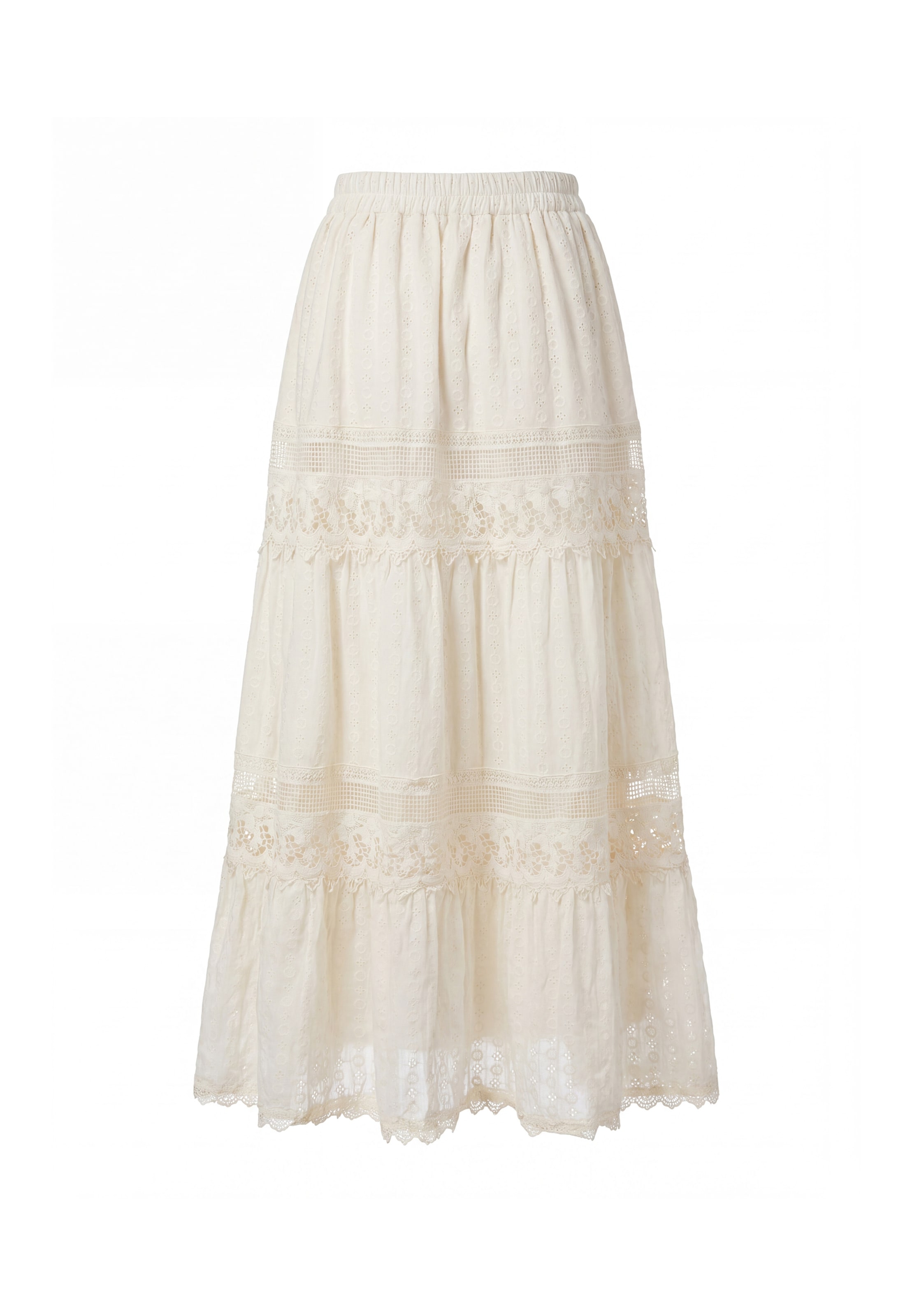 IZIA Rock 'Boho' in Beige: Vorderseite