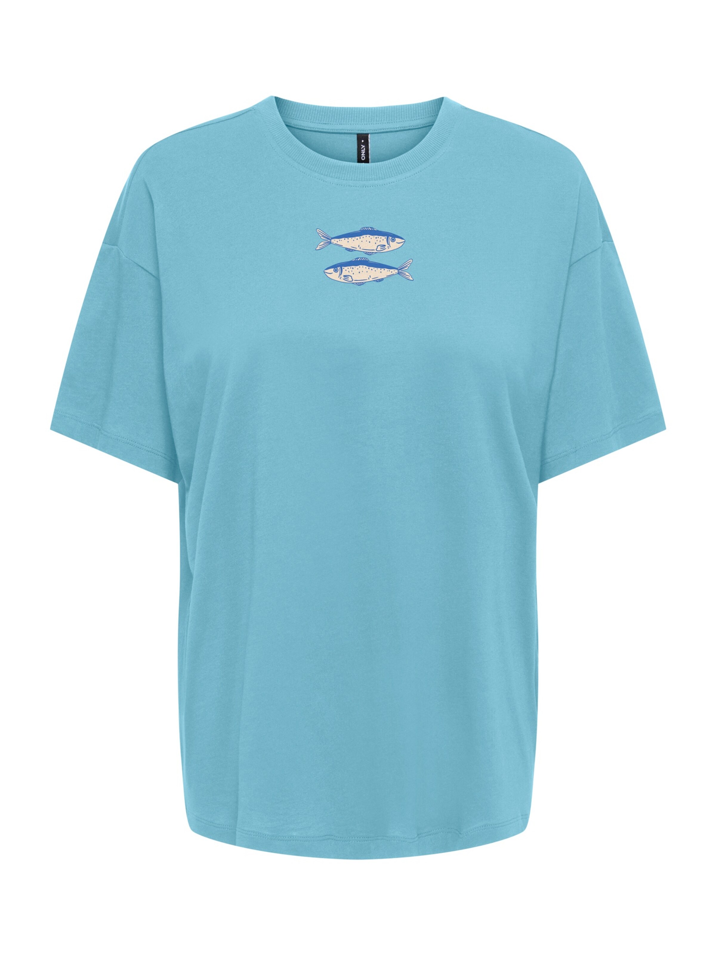 ONLY Shirts i beige / blå / lyseblå / grøn, Produktvisning