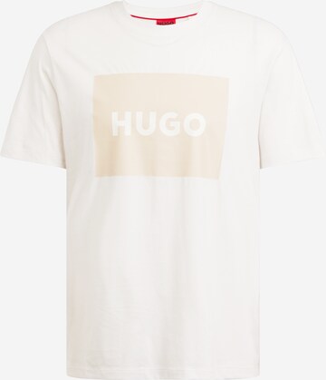 T-Shirt 'Dulive' HUGO en blanc : devant