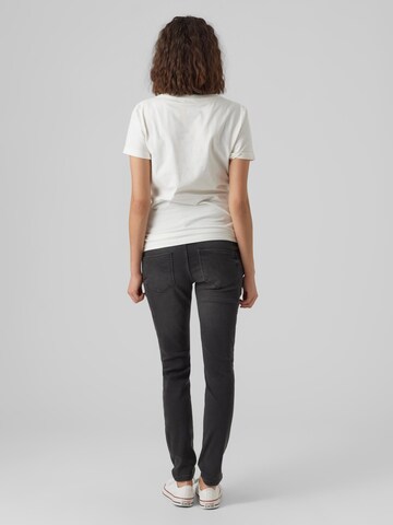 Vero Moda Maternity Slimfit Jeans 'LARA' in Grau