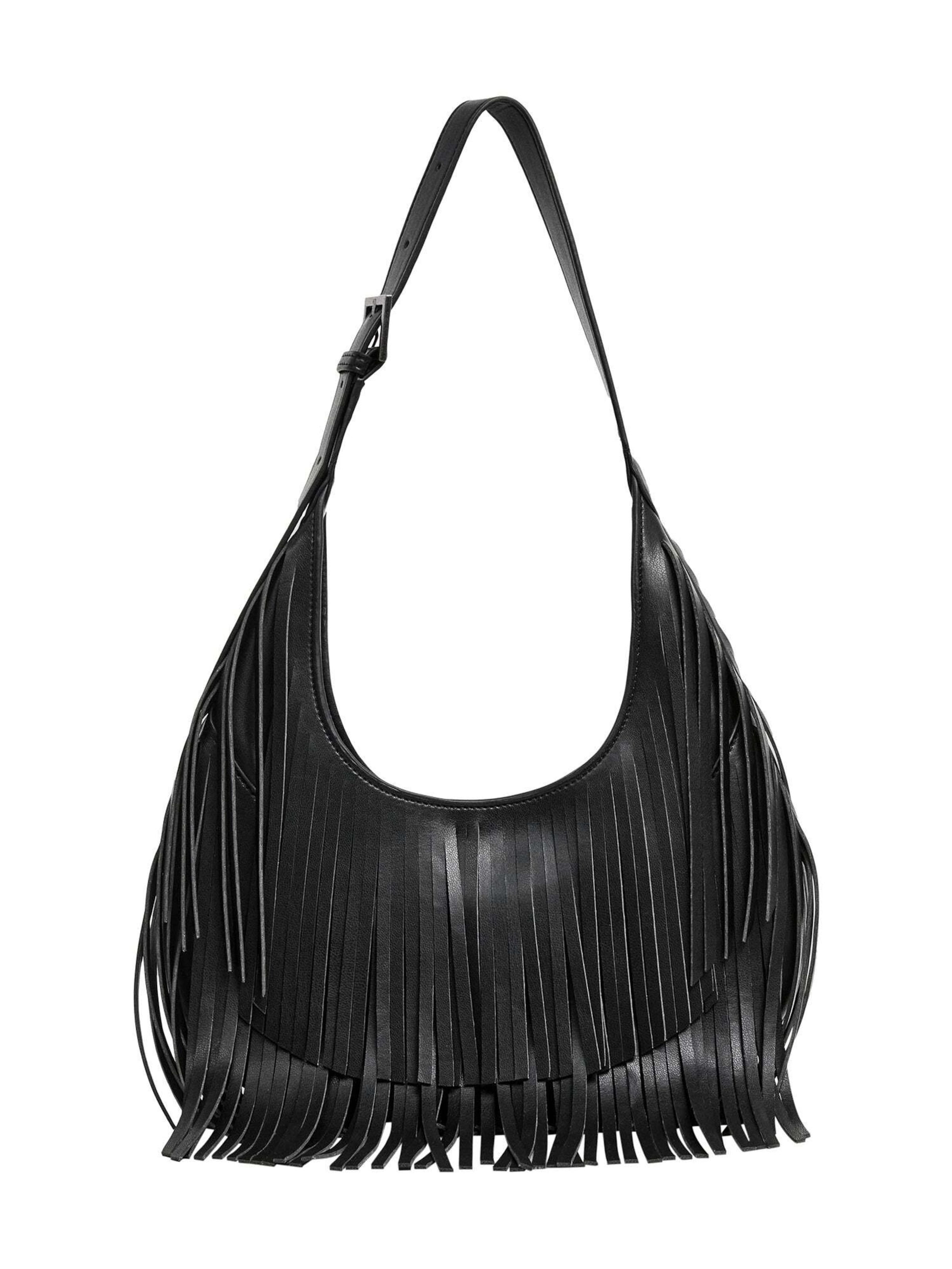 Borsa a spalla 'Theodora' di Pepe Jeans in nero: frontale