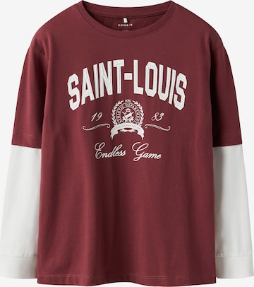 NAME IT Shirt 'NKMROBIN' in Red: front