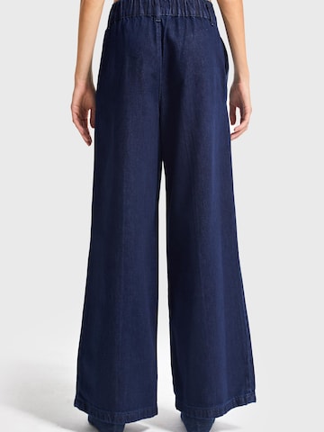 Wide Leg Jean 'Wide High Rise Jeans' IT'S BASIC en bleu