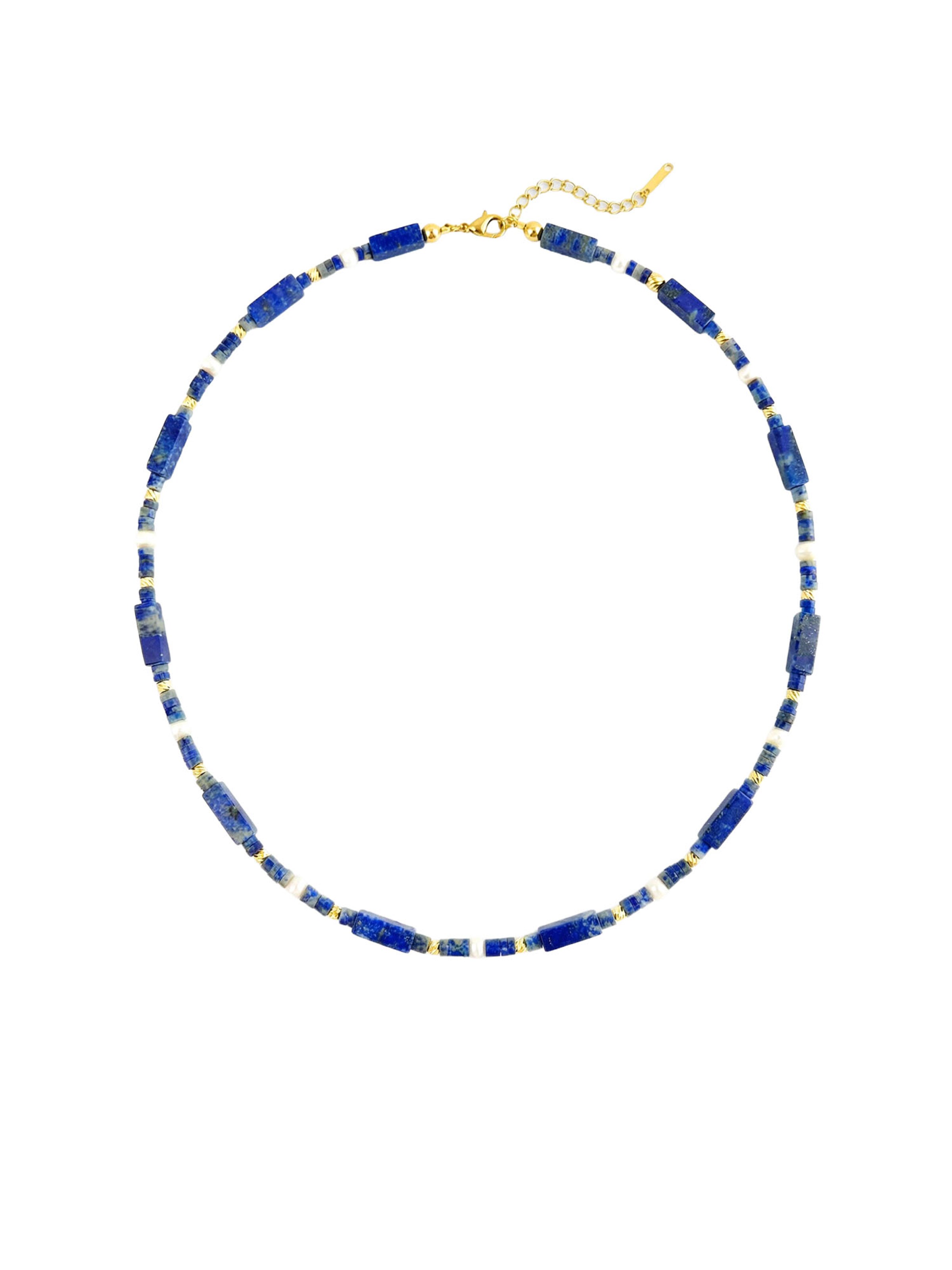 Nemomatheo Necklace 'Mystic Night' in Blue: front