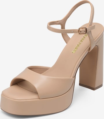 Dream Pairs Sandalen met riem in Beige: voorkant