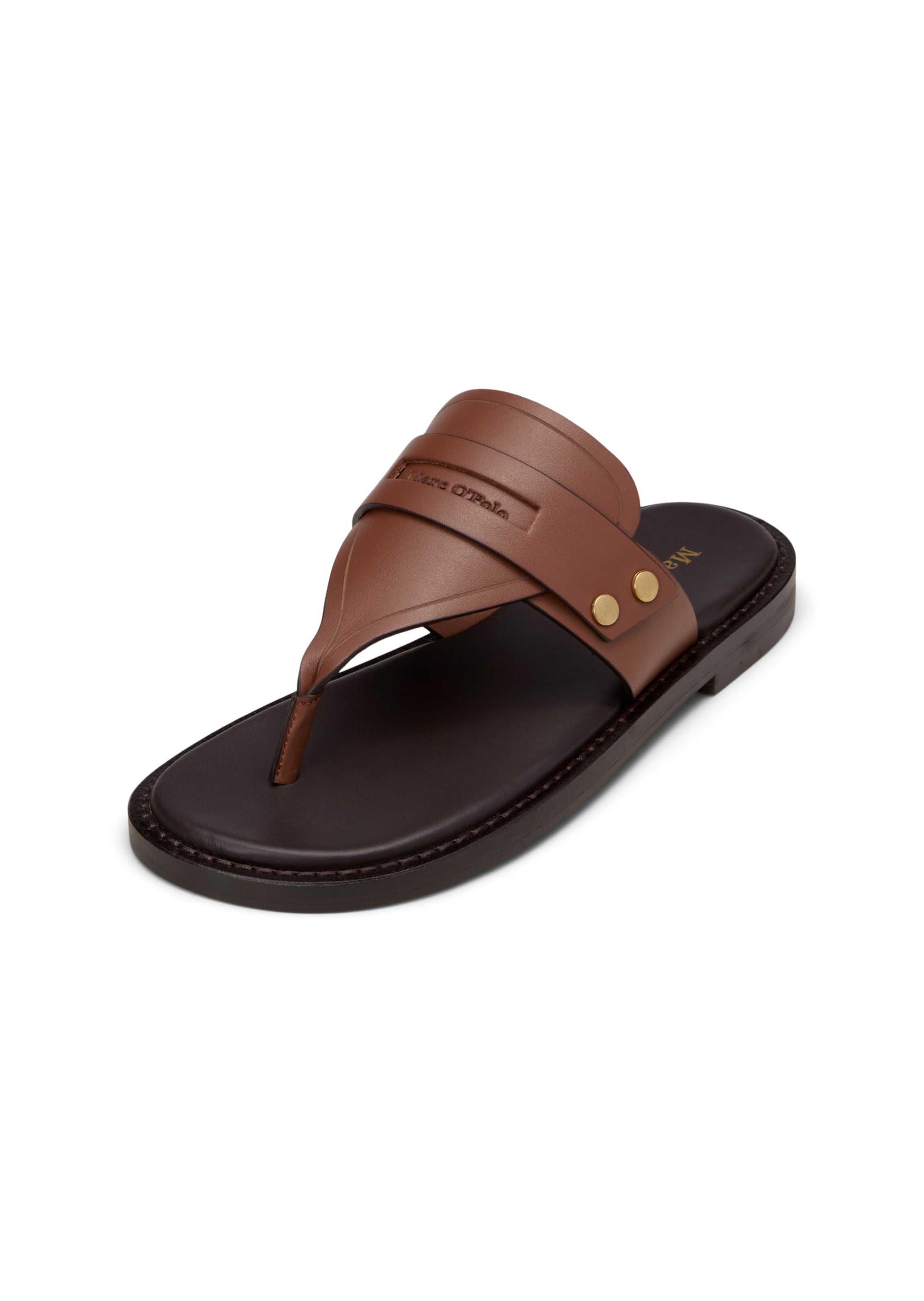 Marc O'Polo Teenslipper 'Stina' in Bruin