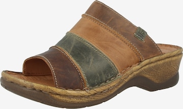 JOSEF SEIBEL Mules 'Catalonia' in Brown: front