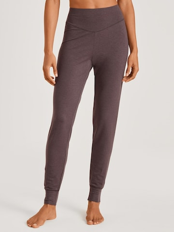 CALIDA Skinny Leggings in Brown: front