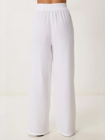 Happiness İstanbul Wide leg Broek in Wit