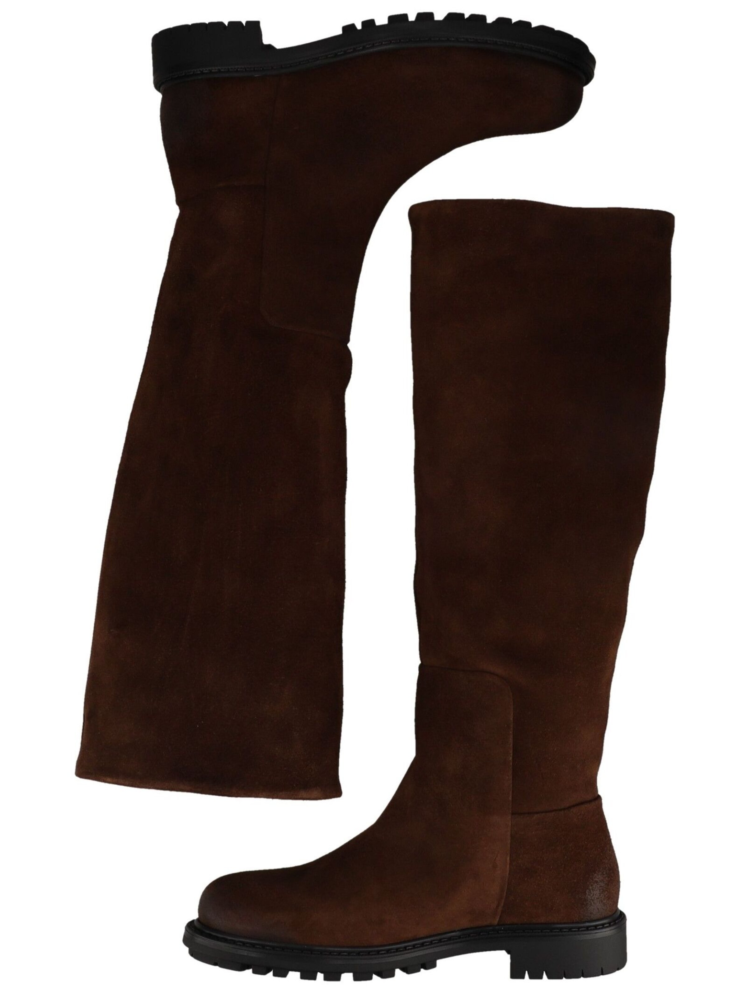 Overknee di PAVEMENT in marrone: lato