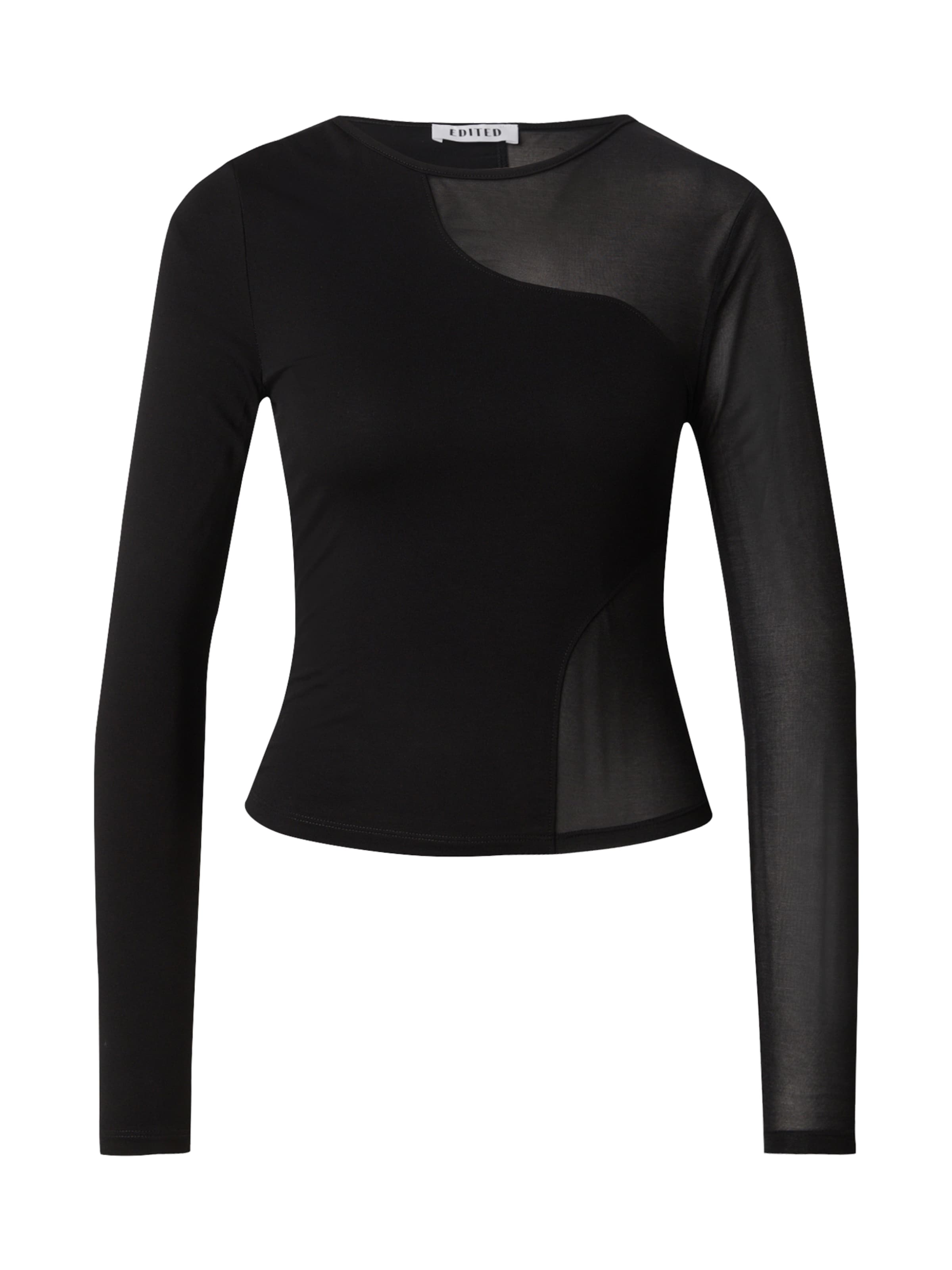 EDITED Shirt 'Isabelle' in Black: front