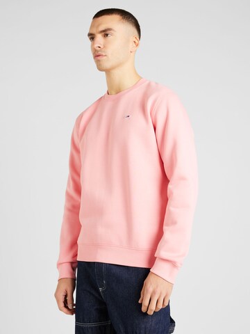 Tommy Jeans Sweatshirt in Roze: voorkant