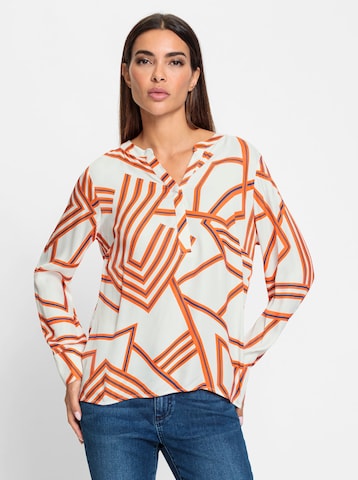 Camicia da donna di heine in bianco: frontale