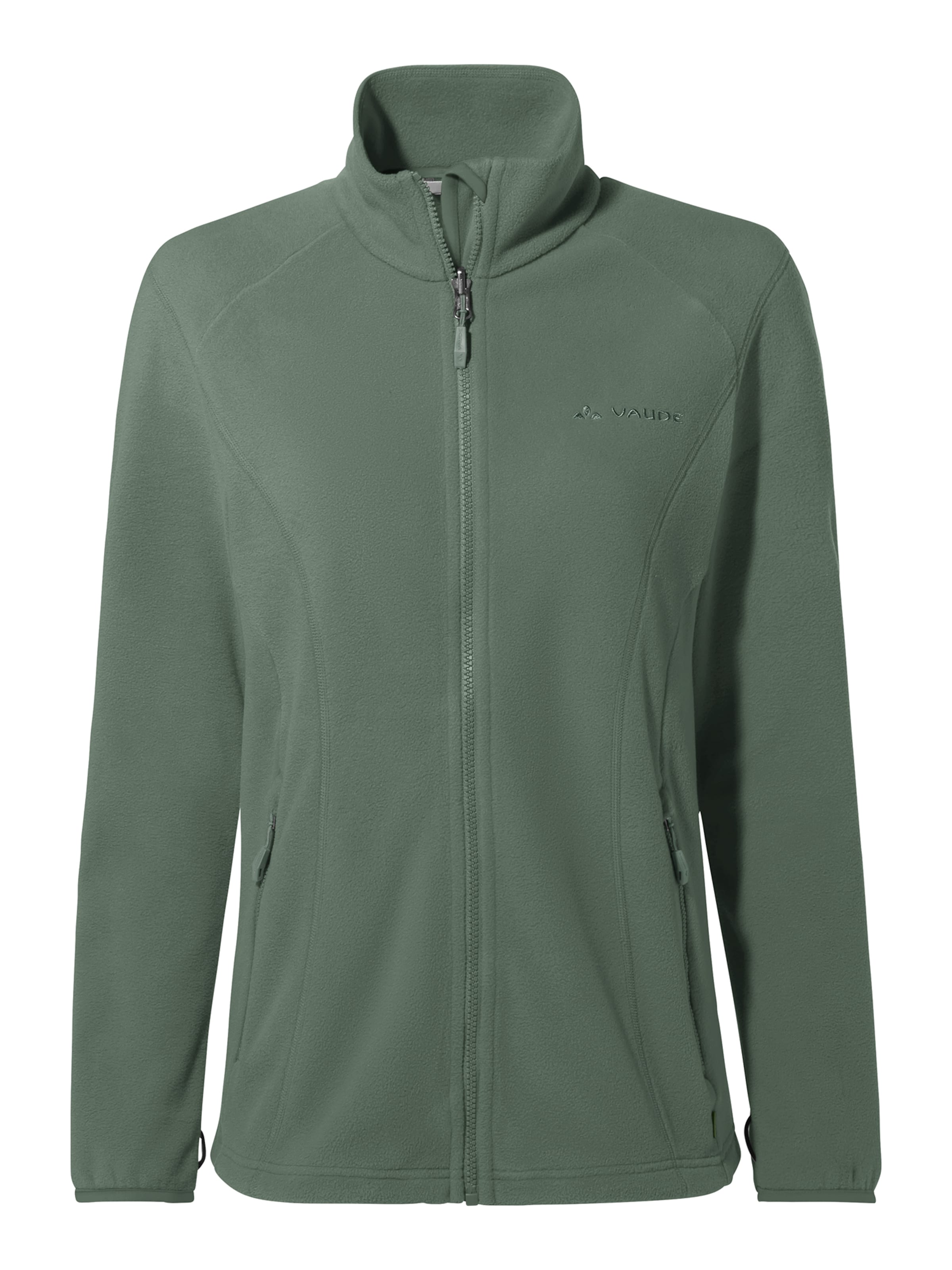 VAUDE Athletic fleece jacket 'Rosemoor' in Green: front