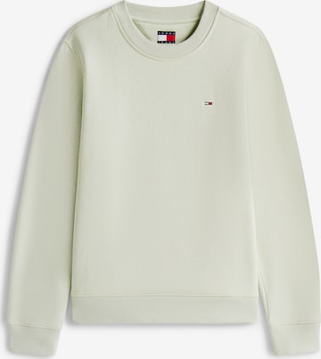 Sweat-shirt Tommy Jeans en vert : devant
