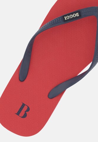 Tongs Boggi Milano en bleu